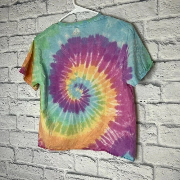 ACDC High Voltage tye dye cropped top size S. - Picture 4 of 5